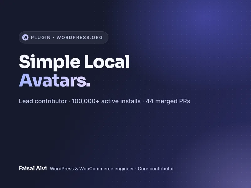 Simple Local Avatars